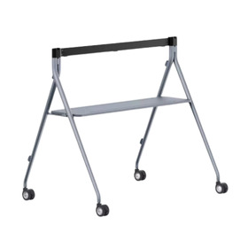 Yealink Floorstand with Shelf Silvergrey for MeetingBoard Pro